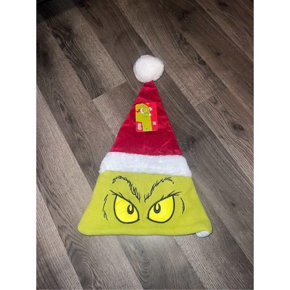 The Grinch Dr.Seuss Santa Hat Grinch Christmas Hat NEW